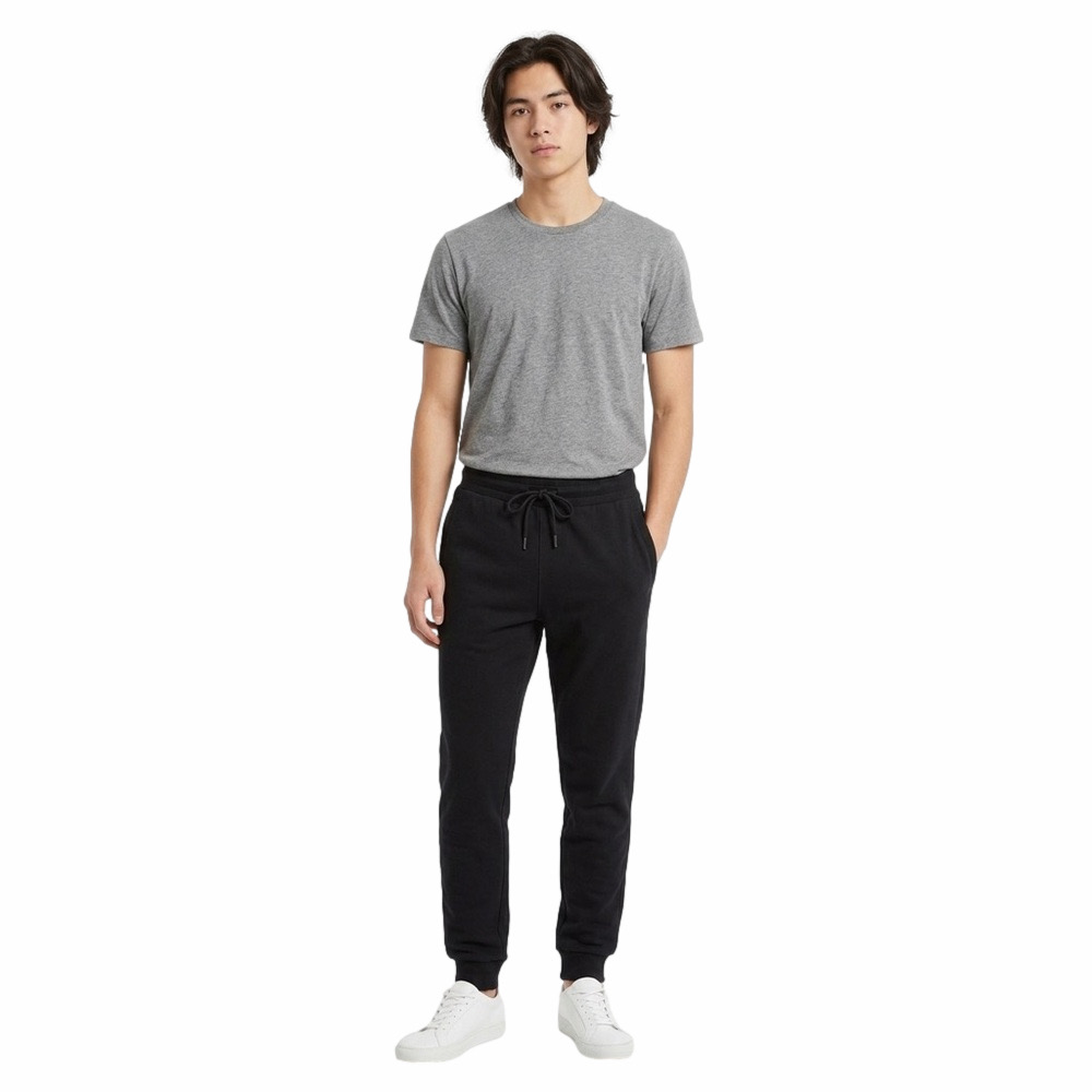 Under Armour Athletic Black Jogger Sweatpants Elastic Ribbed Waistband Men Small